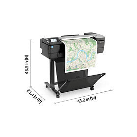 HP DesignJet T830 610 mm (24"") Multifunktionsdrucker Farbe Tintenstrahl -(F9A28D#B19) (F9A28D#B19)"
