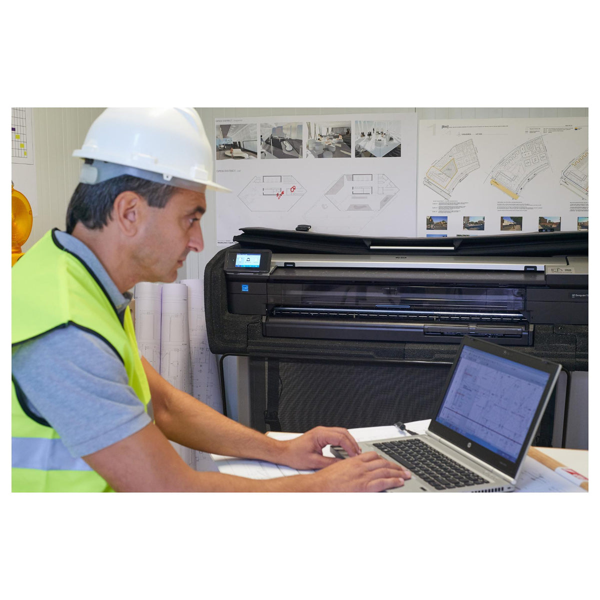HP DesignJet T830 610 mm (24"") Multifunktionsdrucker Farbe Tintenstrahl -(F9A28D#B19) (F9A28D#B19)"