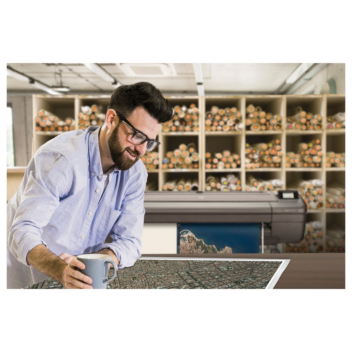 HP DesignJet Z6 111cm 44" Großformatdrucker mit Postscript