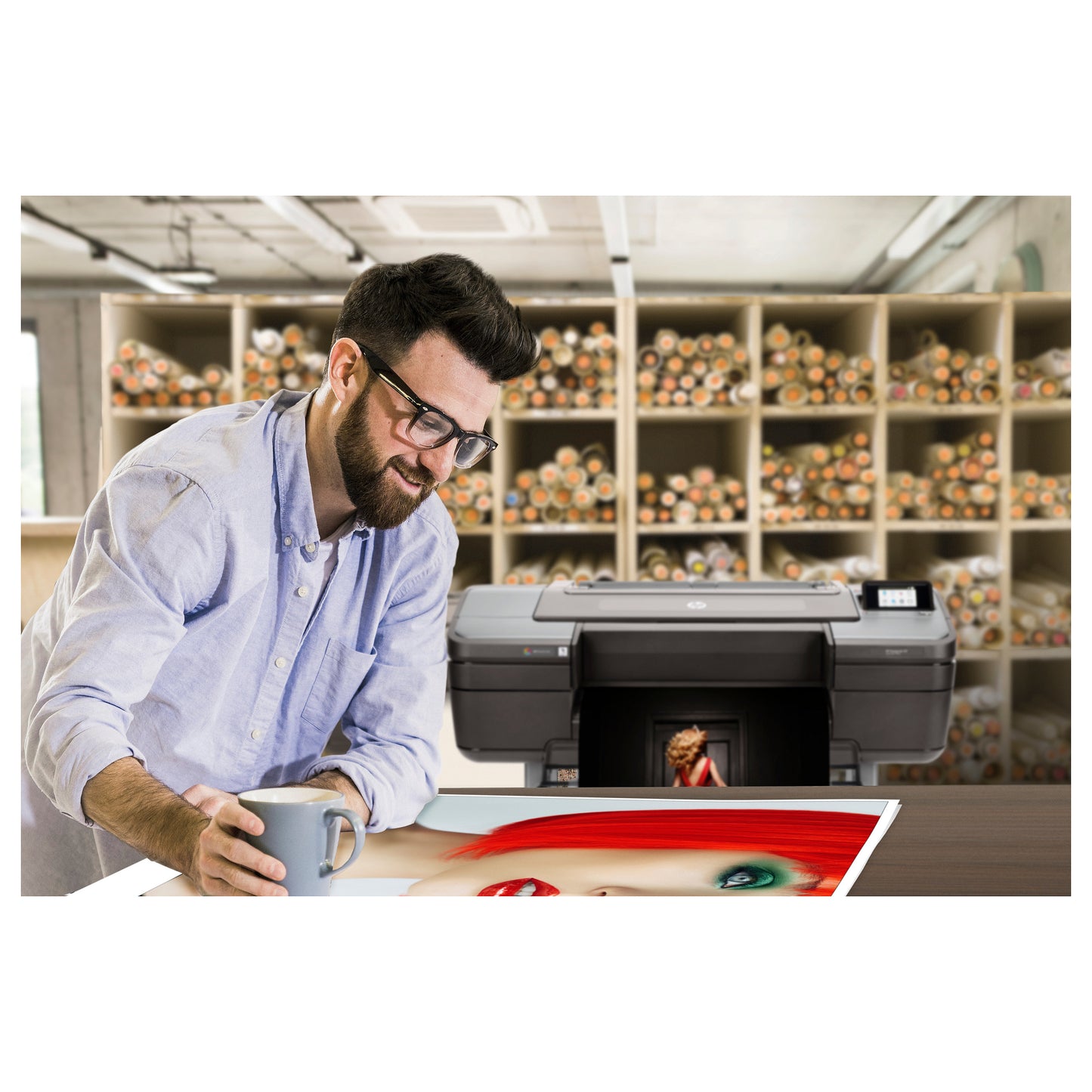 HP DesignJet Z9+ 111cm 44" Großformatdrucker mit Postscript