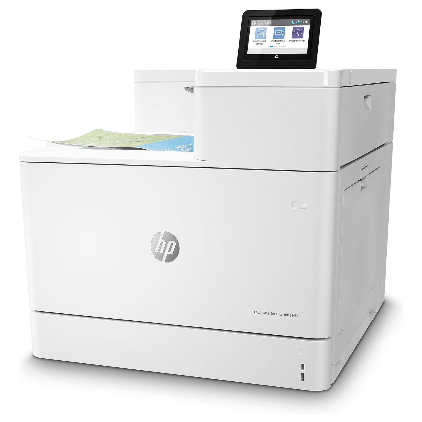 FL HP Color LaserJet Enterprise M856dn Farblaserdrucker A3 LAN Duplex
