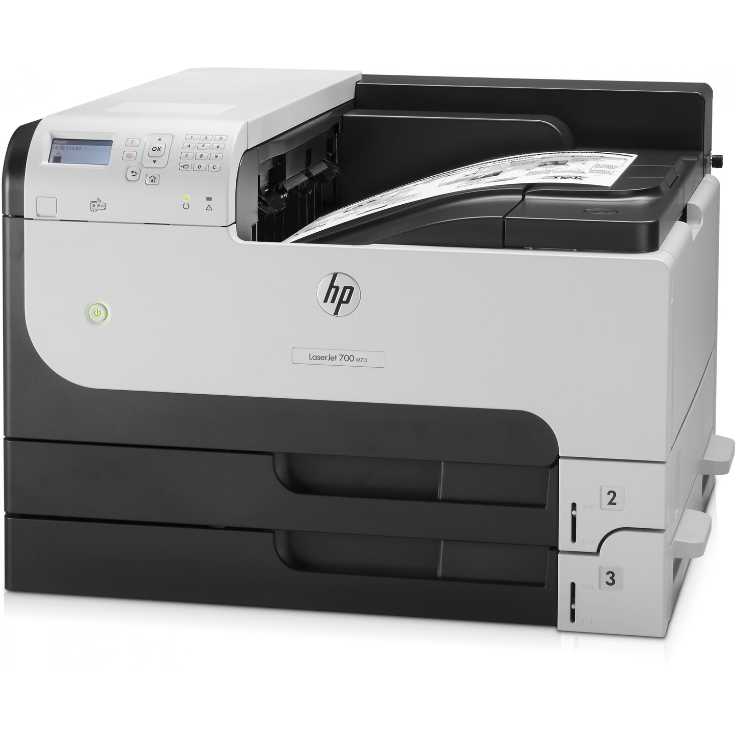 L HP LaserJet Enterprise M712dn S/W-Laserdurcker A3 LAN Duplex