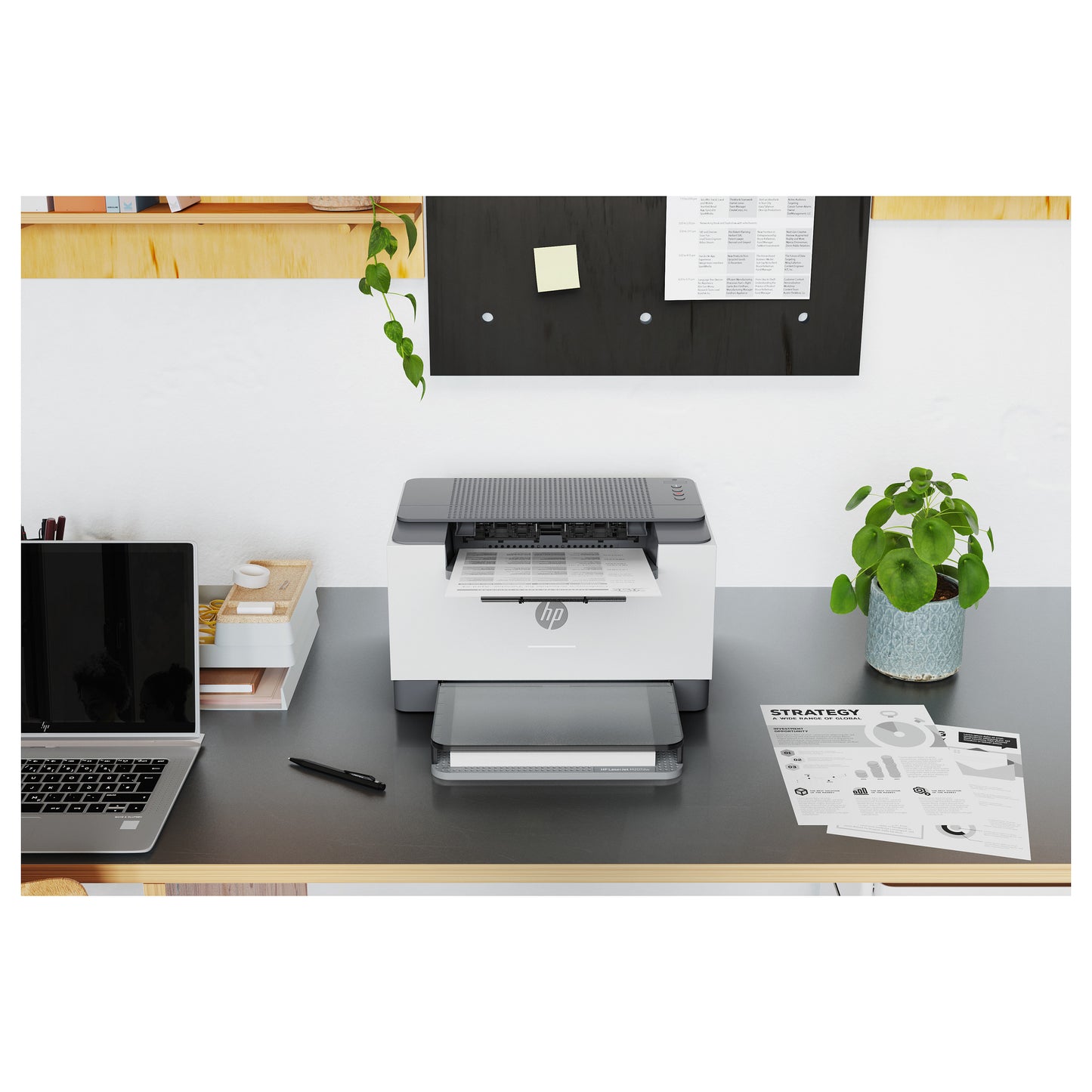 L HP LaserJet M207dw S/W-Laserdrucker A4 LAN WiFi Duplex