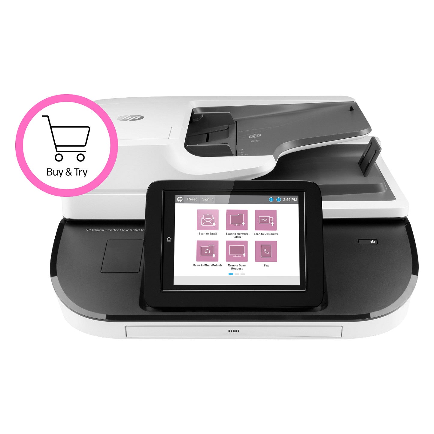 HP Digital Sender Flow 8500fn2 Dokumentenscanner