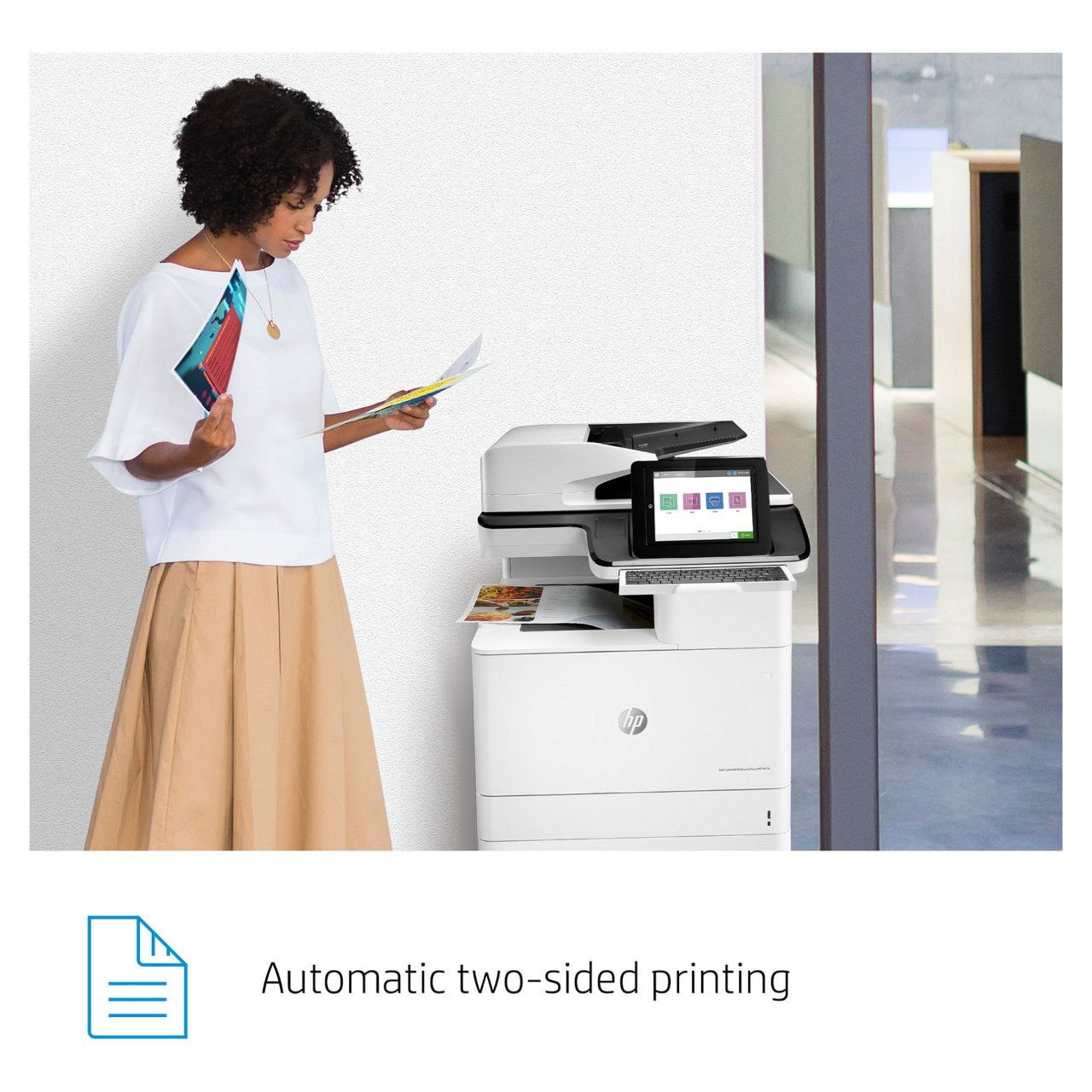 FL HP LaserJet Enterprise Flow MFP M776z Farblaser-Multifunktionsdrucker 2300 Blatt USB 2.0 LAN Wi-Fi USB 2.0