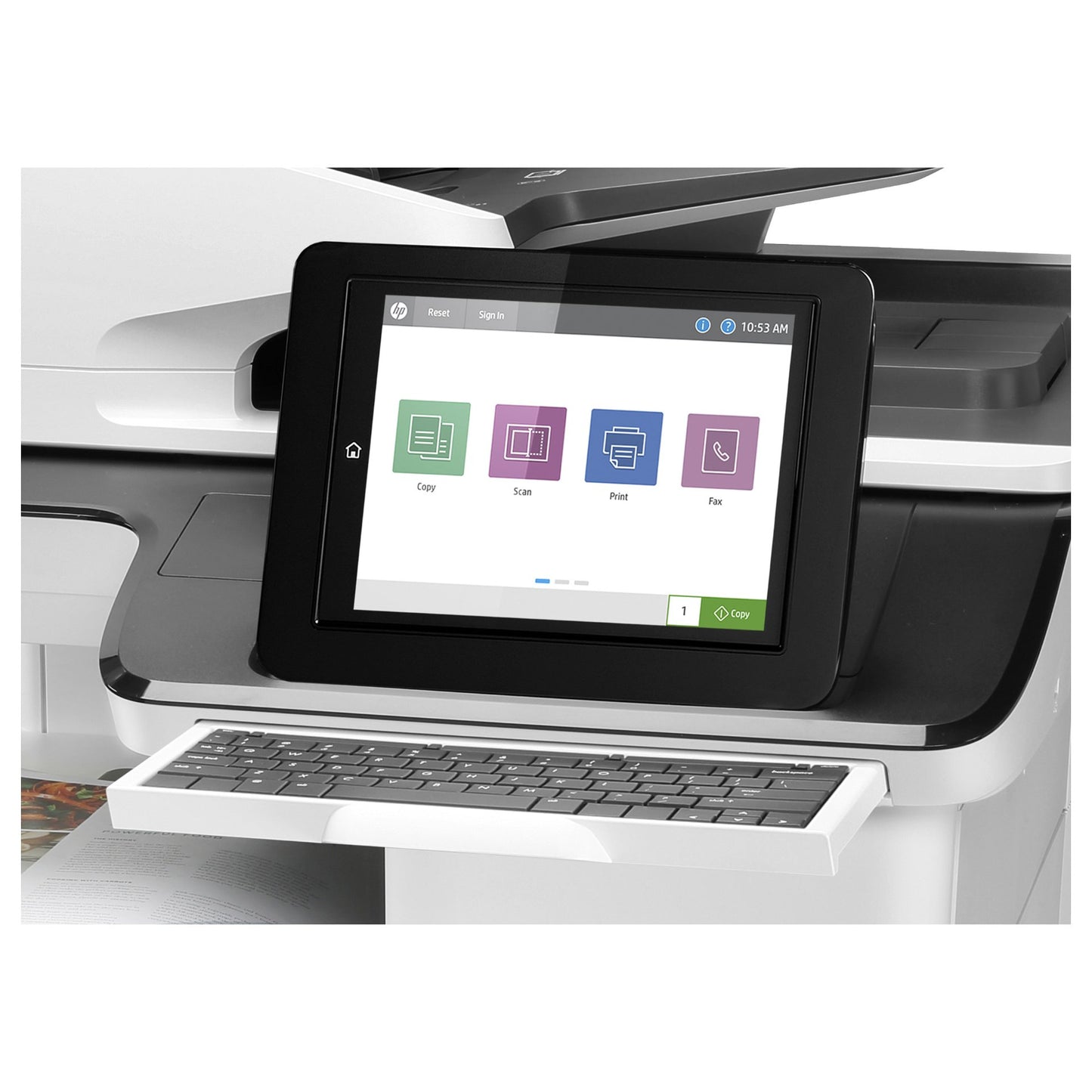 FL HP LaserJet Enterprise Flow MFP M776z Farblaser-Multifunktionsdrucker 2300 Blatt USB 2.0 LAN Wi-Fi USB 2.0