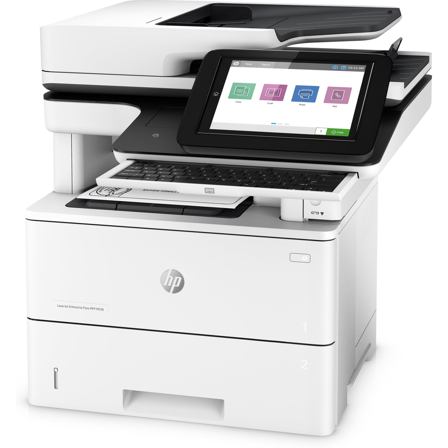 L HP LaserJet Enterprise Flow MFP M528z Laser-Multifunktionsdrucker 4in1 A4 LAN Wi-Fi NFC USB