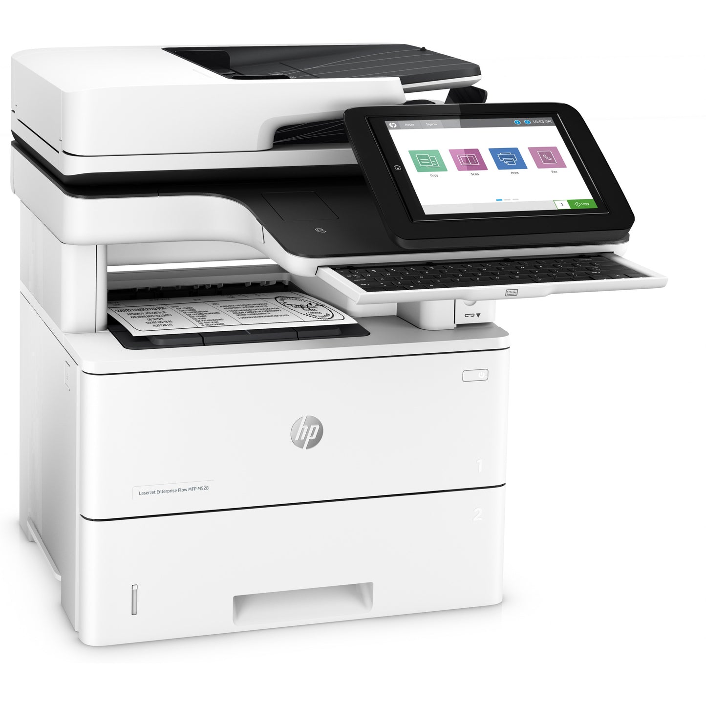 L HP LaserJet Enterprise Flow MFP M528z Laser-Multifunktionsdrucker 4in1 A4 LAN Wi-Fi NFC USB