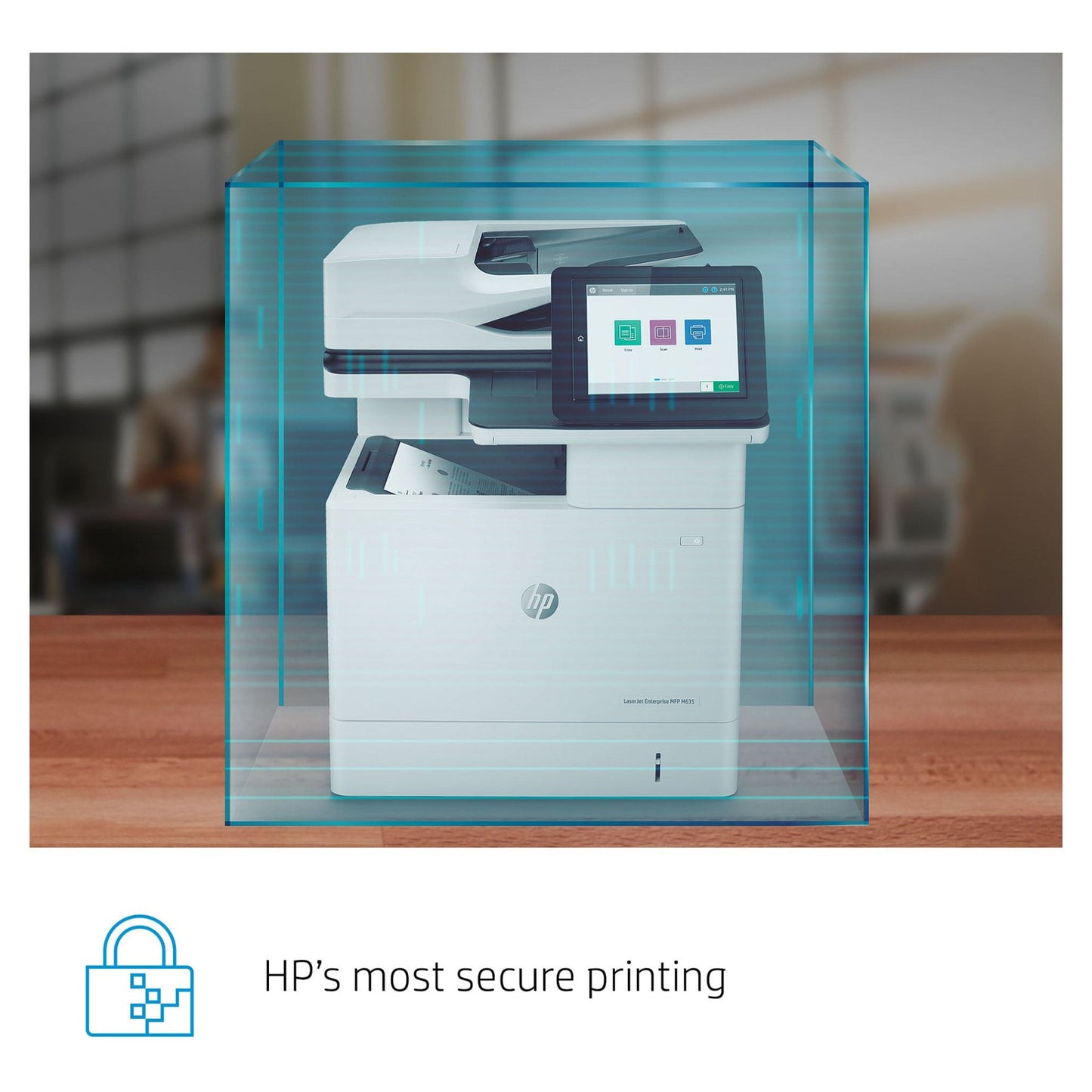 L HP LaserJet Enterprise MFP M635h Laser-Multifunktionsdrucker 3in1 A4 LAN Duplex ADF