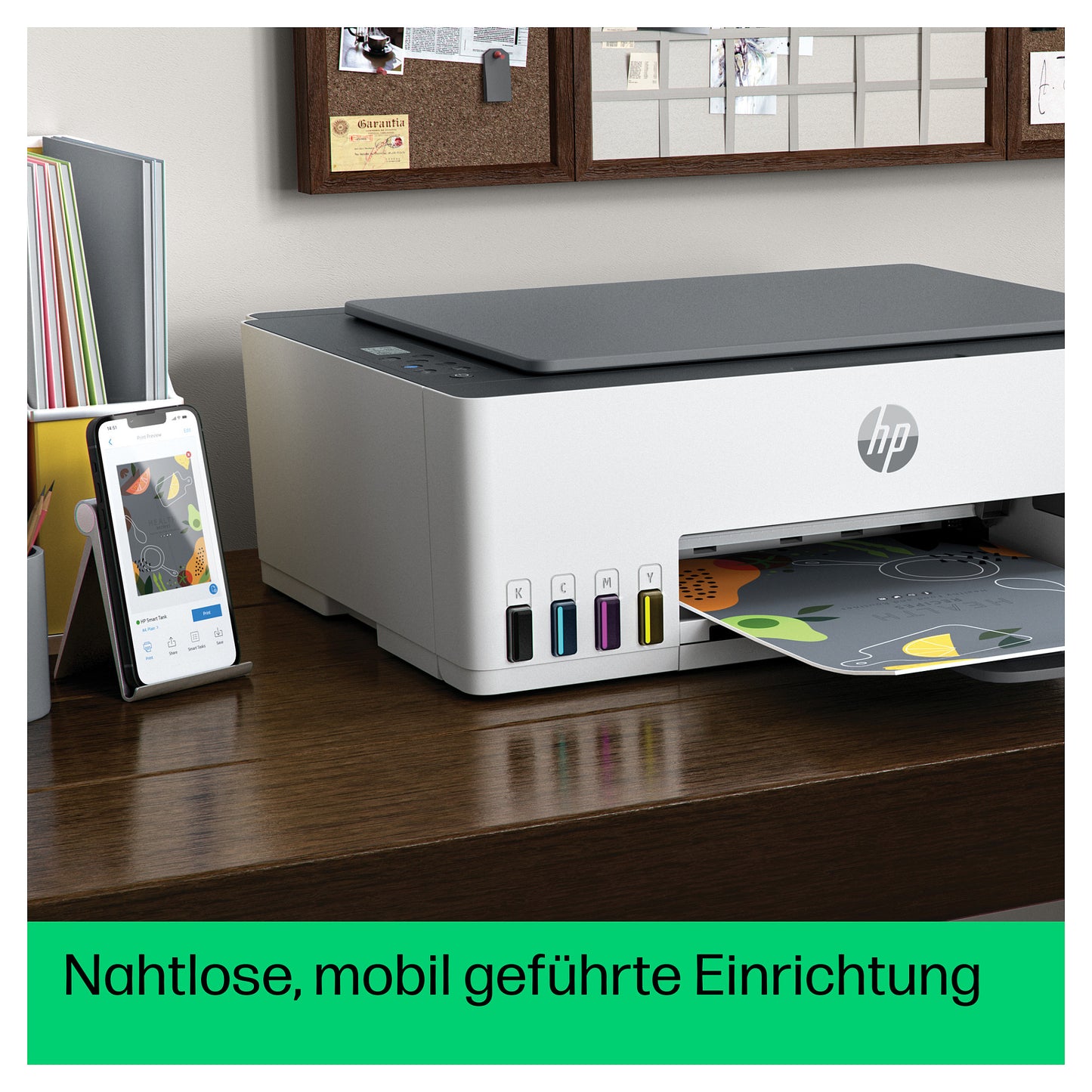 T HP Smart Tank 5105 Tinte-Multifunktionsdrucker A4 Wifi WiFi-Direct Bluetooth LE