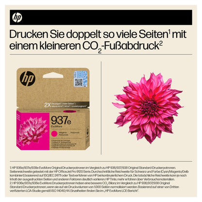 HP 937e EvoMore Magenta Original Ink Cartridge