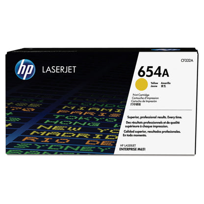 HP 654A original Toner cartridge CF332A yellow standard capacity 15.000 pages 1-pack