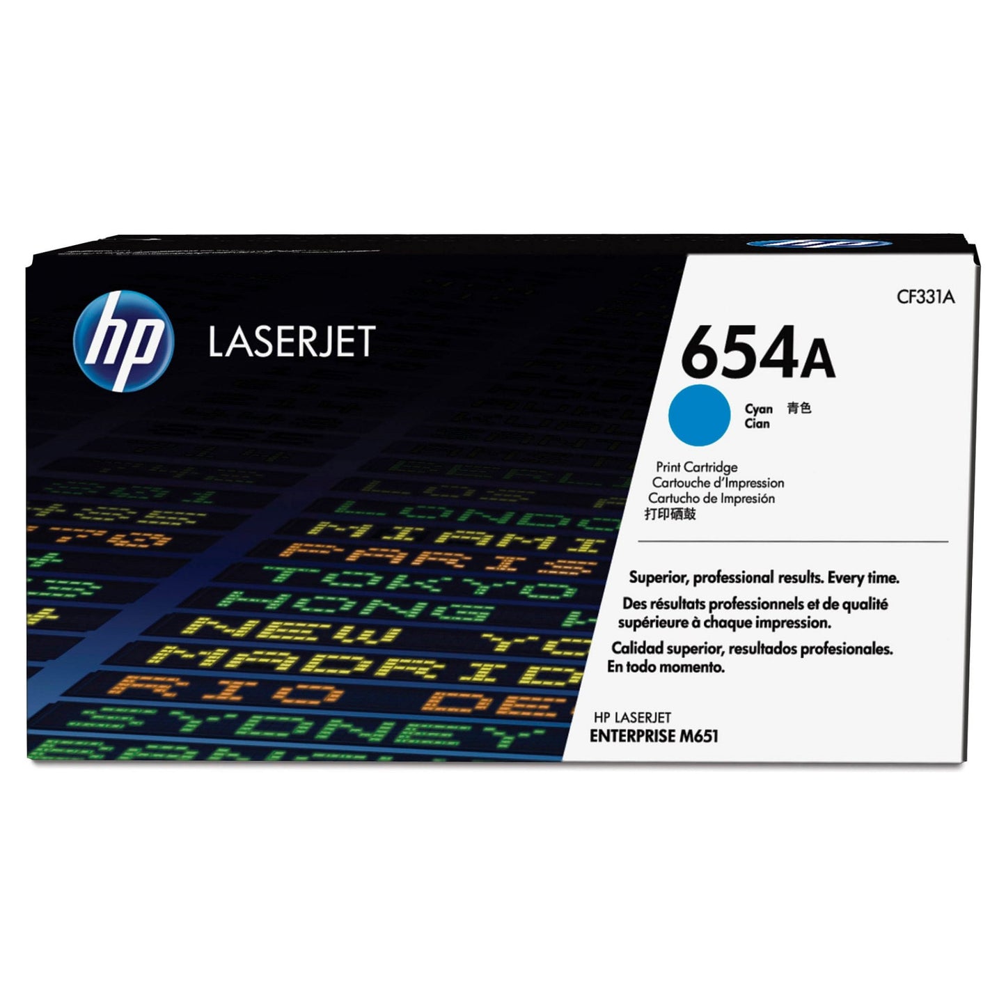HP 654A Original Toner cyan Standardkapazitt 15.000 Seiten 1er-Pack