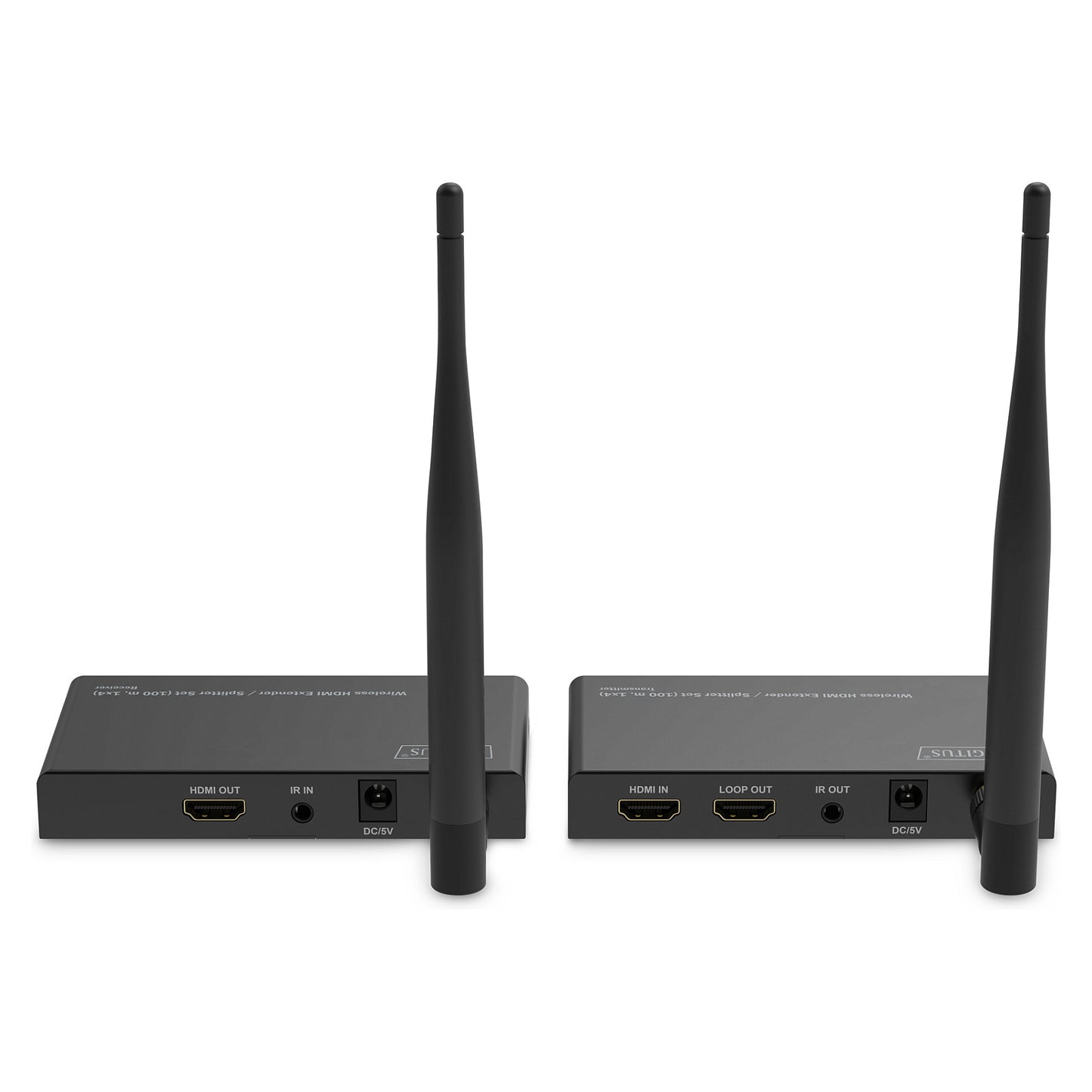 DIGITUS Wireless HDMI Extender/Splitter Set 100m,1x4,Full HD
