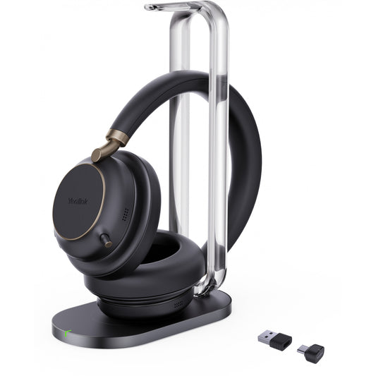 Yealink Bluetooth Headset BH76 Plus with Charging Stand UC Black USB-C/A