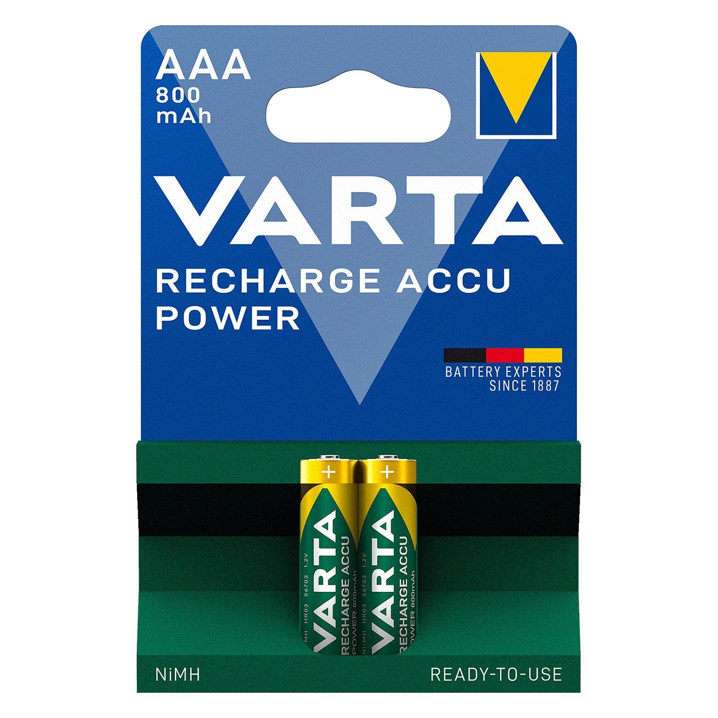Akku AAA 1.2V (HR03) *Varta* Recharge Accu - 2er-Pack