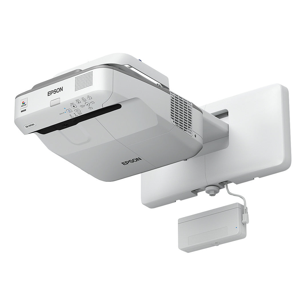 EPSON (1280x800) EB-695Wi Ultrakurzdistanz-Projektor 3LCD 16:10 3500 Lumen VGA, HDMI, composite video, MHL Speaker WXGA White