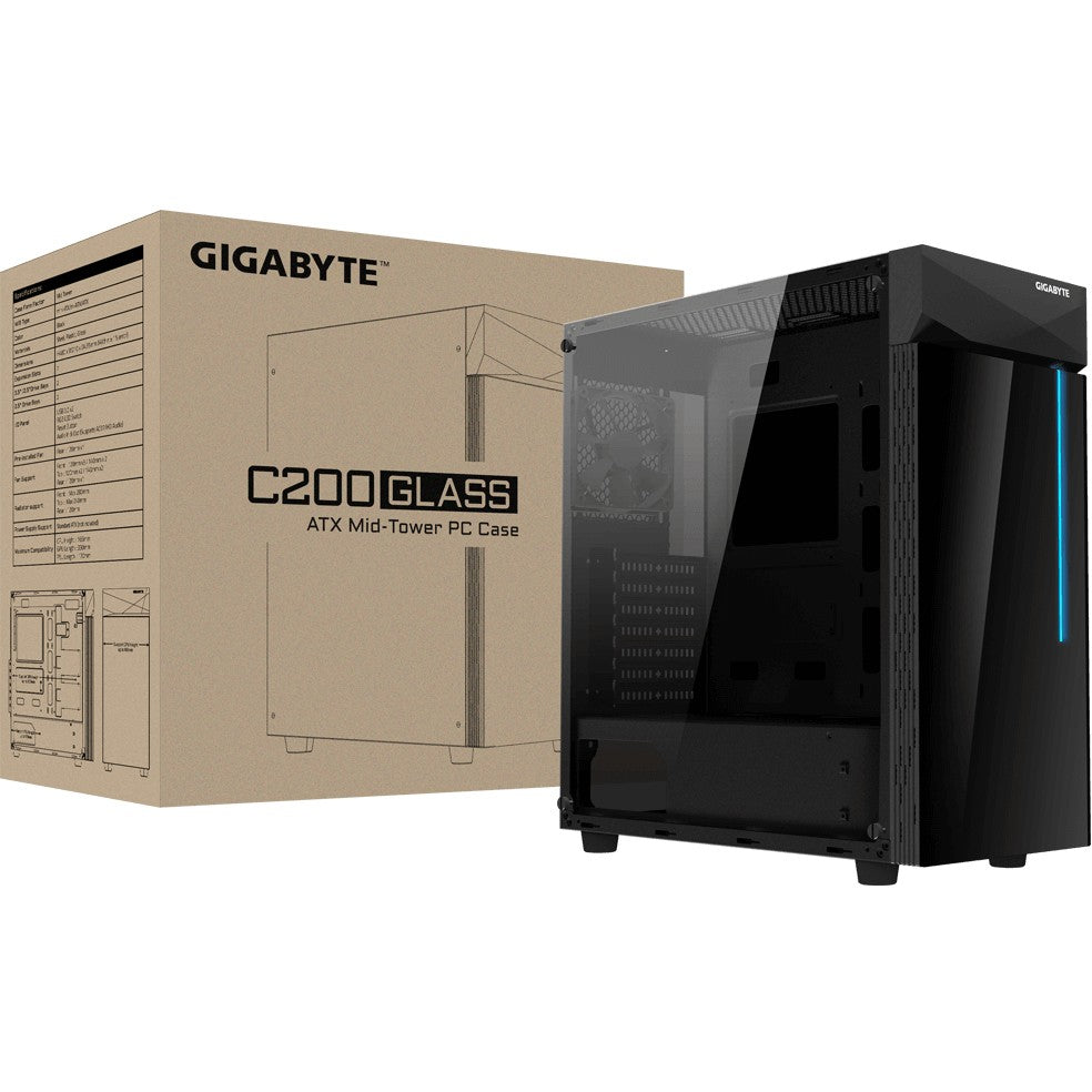 Midi GIGABYTE GB-C200G Black