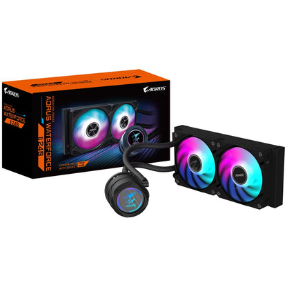 K Cooler GIGABYTE AORUS WATERFORCE II 240 AIO Liquid CPU Cooler