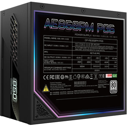 850W GIGABYTE AORUS ELITE AE850PM PG5 80+ Platinum