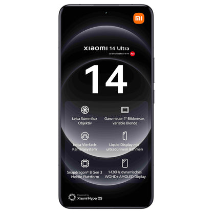 Xiaomi 14 Ultra Dual Sim 16+512GB black DE