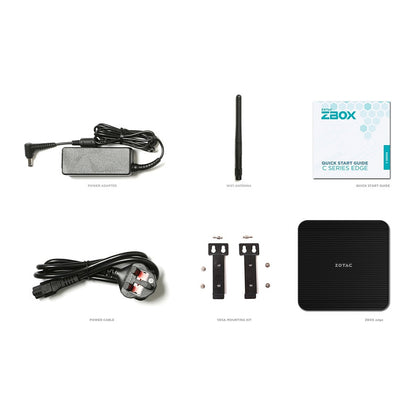 ZBOX CI343 NANO Mini-PC Barebone Intel N100 2xDDR5 SODIMM SATA M.2