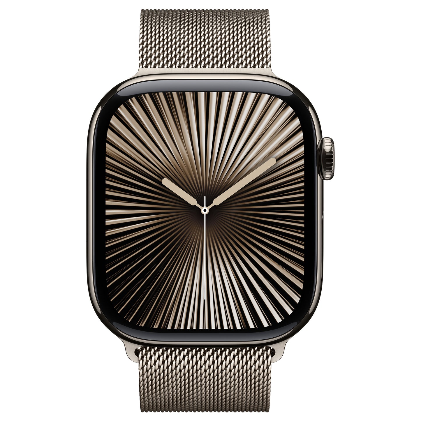 APPLE Watch Series 10 GPS + Cellular 46mm Natural Titanium Case with Natural Milanese Loop - S/M