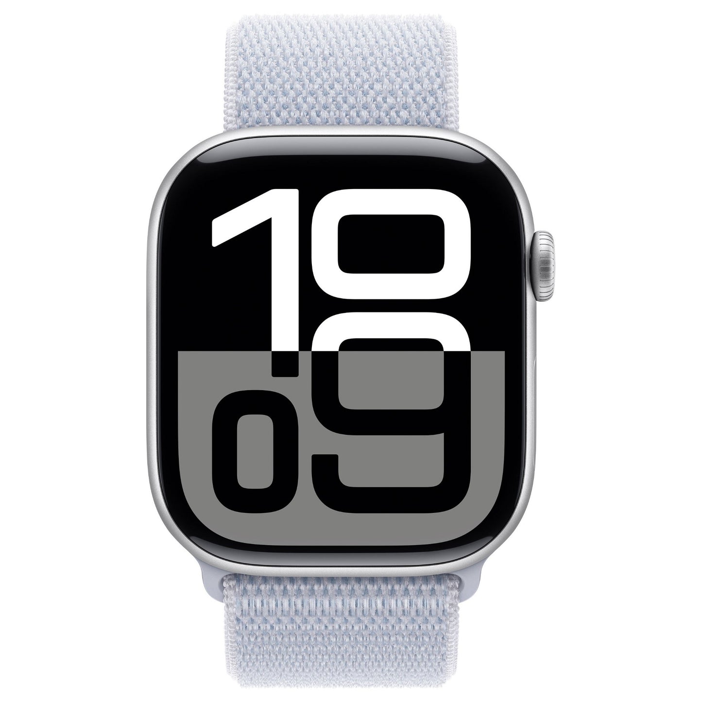 APPLE Watch Series 10 GPS 46mm Silver Aluminium Case with Blue Cloud Sport Loop
