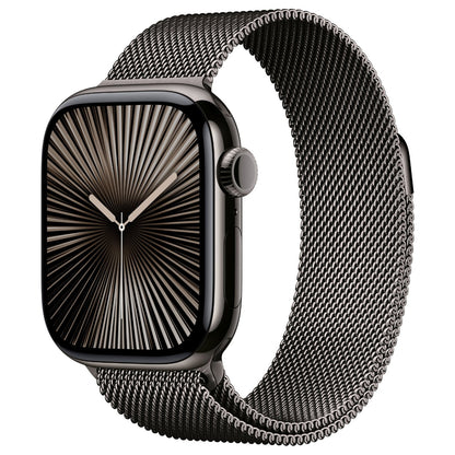APPLE Watch Series 10 GPS + Cellular 42mm Slate Titanium Case with Slate Milanese Loop