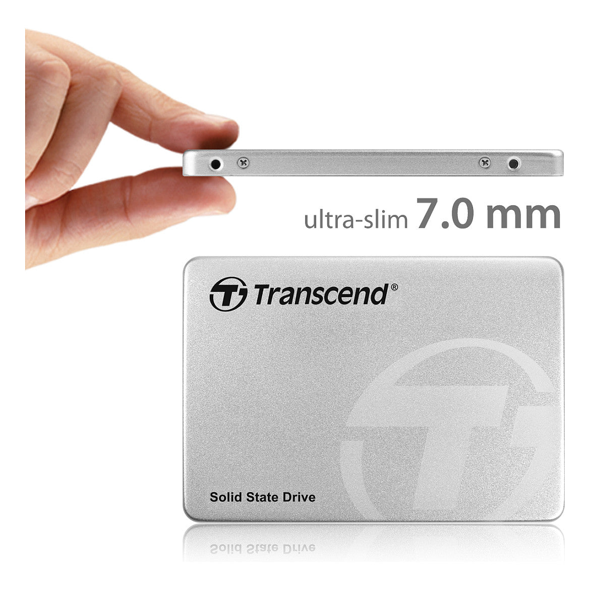 TRANSCEND SSD370S 128GB SSD 6,4cm 2,5 Zoll SATA 6Gb/s MLC Aluminium Gehäuse