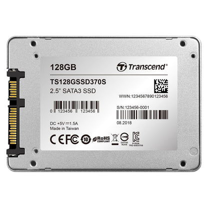 TRANSCEND SSD370S 128GB SSD 6,4cm 2,5 Zoll SATA 6Gb/s MLC Aluminium Gehäuse