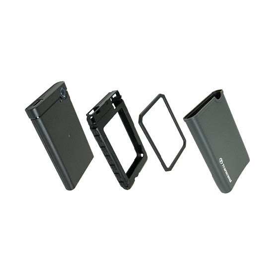 TRANSCEND StoreJet 25CK3 SSD/HDD 0GB extern 6,4cm 2,5Zoll SATA 6GB/s Upgrade Kit Leergehäuse