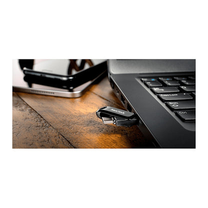 STICK 256GB USB 3.1 Sandisk Ultra Dual Drive Go Type-C black