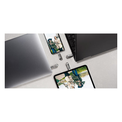STICK 256GB USB 3.1 Sandisk Ultra Dual Drive Luxe Type-C silver