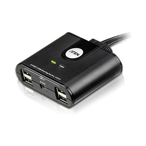 ATEN US224 USB 2.0-Peripheriegerte-Switch mit 2 Ports