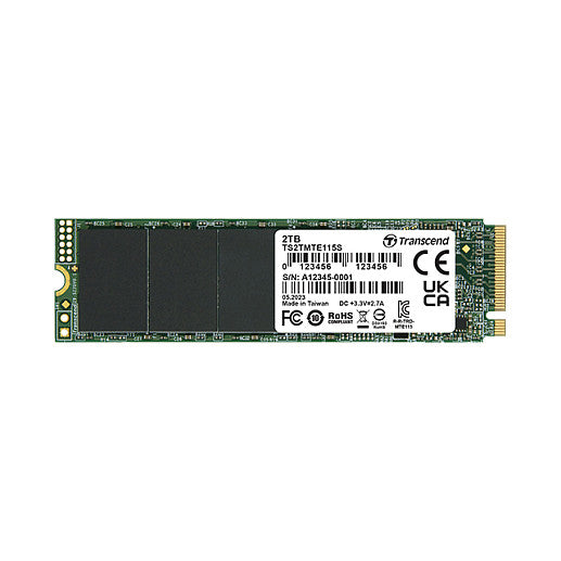 TRANSCEND 250GB SSD internal M.2 2280 PCIe Gen3x4 NVMe TLC DRAM-less