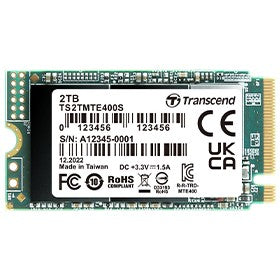 TRANSCEND 2TB M.2 2242 PCIe Gen3x4 NVMe 3D TLC DRAM-less