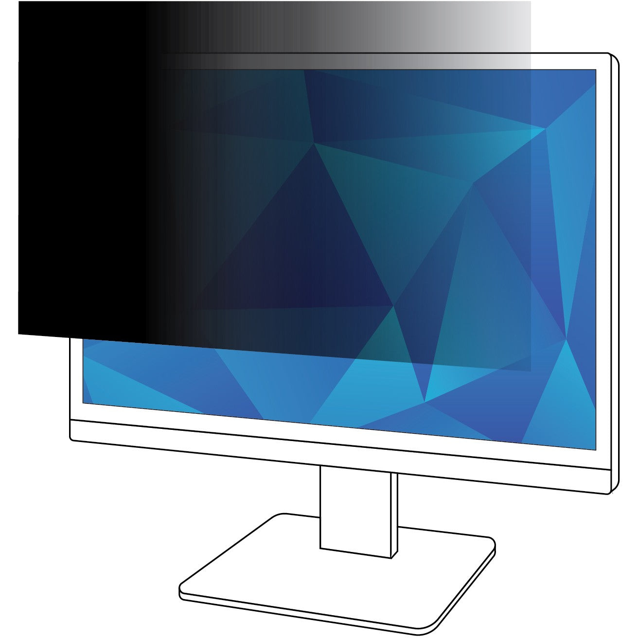 3M Blickschutzfilter für 19" Monitor 5:4