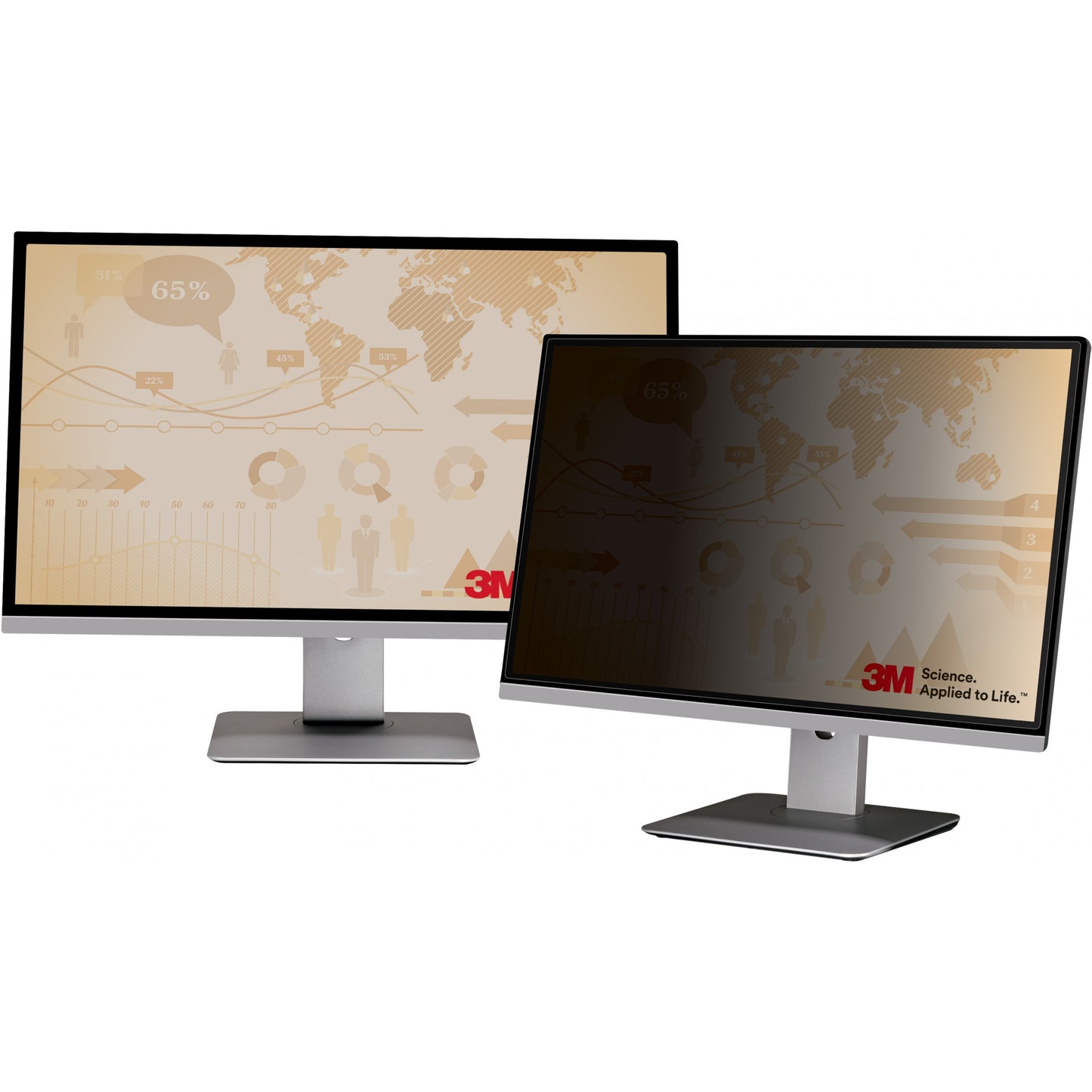 3M Blickschutzfilter für 23" Breitbild-Monitor 16:9