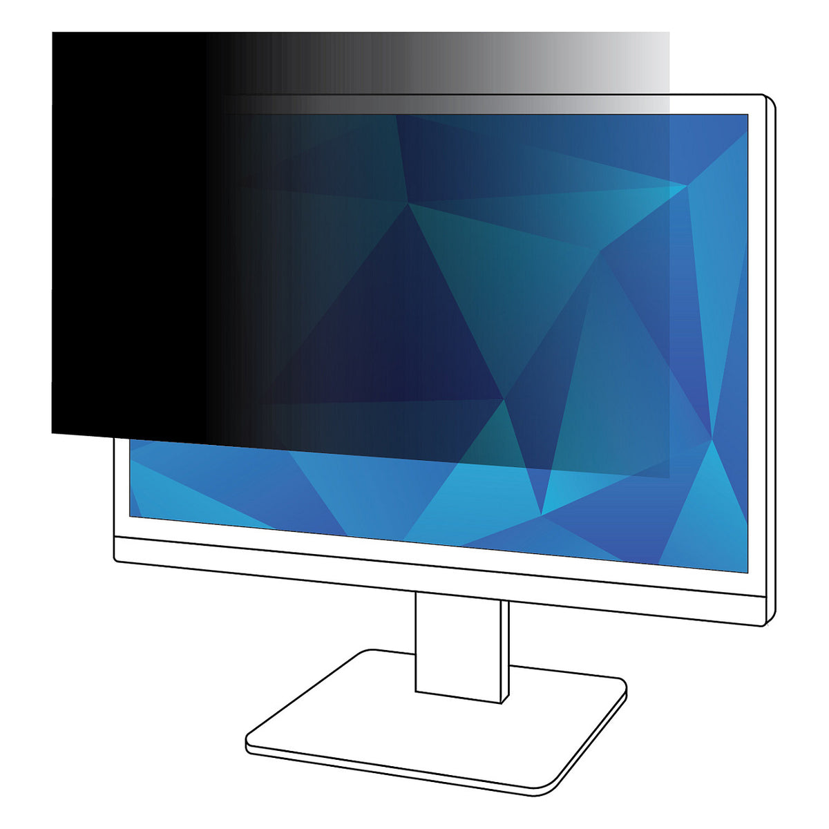 3M Blickschutzfilter für 23,8" Breitbild-Monitor 16:9