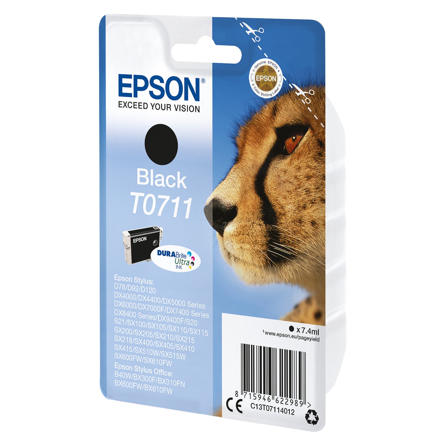 Epson T071140 black NEUE VERPACKUNG