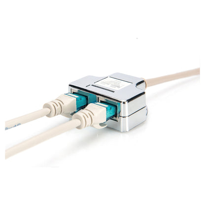 DIGITUS Patchkabel-Adapter. CAT 5e. geschirmt - 1:1