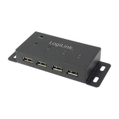 LogiLink UA0141A USB 2.0 HUB 4-Port 4xUSB 2.0 montierbar