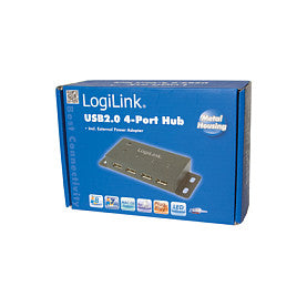 LogiLink UA0141A USB 2.0 HUB 4-Port 4xUSB 2.0 montierbar