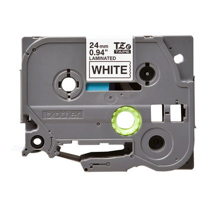 Brother TZe-251 schwarz/weiß 24mm/8m/laminiert