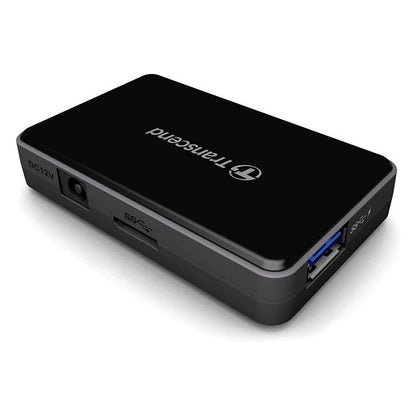USB3.0 HUB 4Port Transcend HUB3 SuperSpeed aktiv mit Netzteil Black