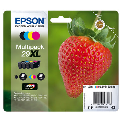 Epson Tinte 29 4er-Pack black + color XL T2996