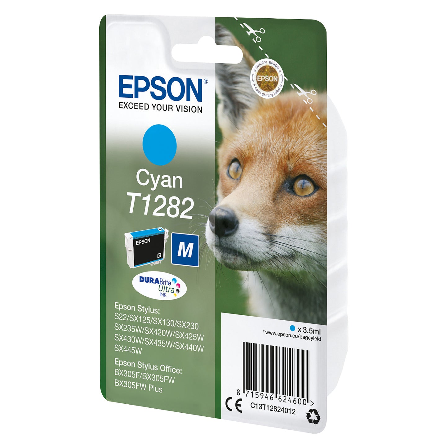 Epson Tinte T1282 C13T12824012 Cyan