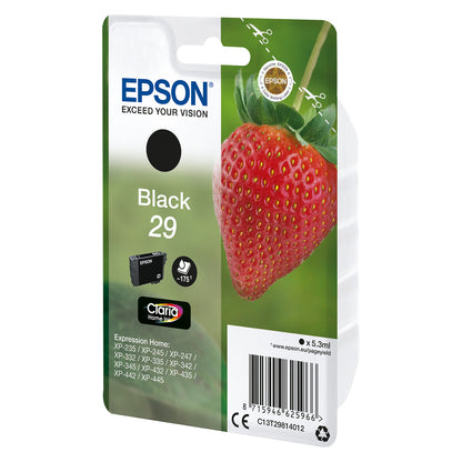 Epson Tinte 29 C13T29814010 Schwarz bis zu 175 Seiten