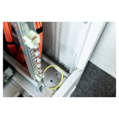DIGITUS Potentialausgleichschiene für Schränke 4 Erdungskab.
